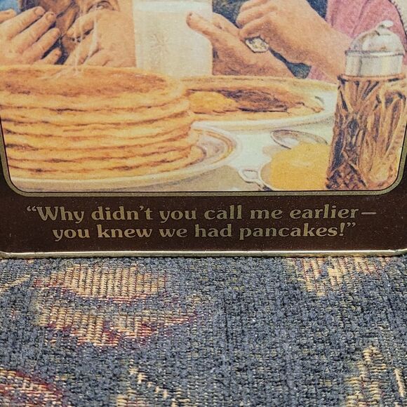 Vintage Hungry Jack Tin - 1990s Reproduction Hungry Jack Pancake Mix Tin Box - Picture 5 of 9